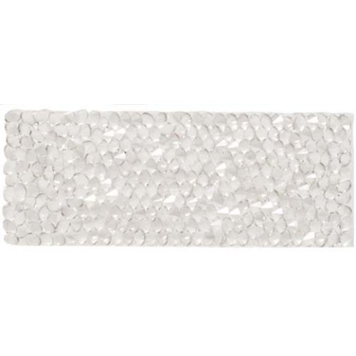 Swarovski Crystal Rock Rectangle 63.5x25mm Silvershade Crystal