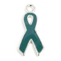 Dark Green Awareness Ribbon (Ovarian)