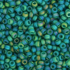 Emerald Transparent AB Matte, Miyuki 11/0 Seed Beads, Colour 0147FR, 250 Grams