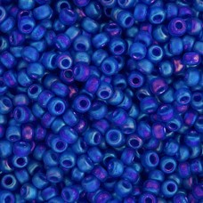 Cobalt Transparent AB Matte, Miyuki 11/0 Seed Beads, Colour 0151FR, 250 Grams