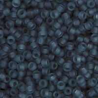 Grey Transparent Matte, Miyuki 11/0 Seed Beads, Colour 0152F, 22g Approx