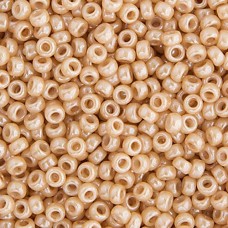 Beige Glazed Luster Miyuki 11/0 Seed Beads, 250g, Colour 0593