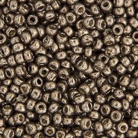 Duracoat Galvanized Pewter Miyuki 11/0 Seed Beads, 250g, Colour 4222