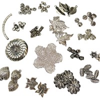 Silver Charms / Beads Bundle