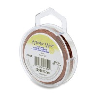 Brown 24ga Artistic Wire, 20YD (18.2m)