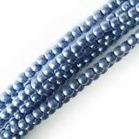 Pale Blue Shiny 2mm Glass Pearl, 150pcs