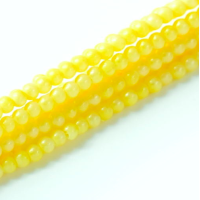 Banana Shiny 2mm Glass Pearls, 150pcs