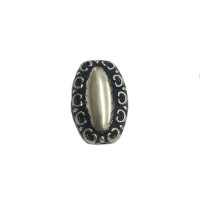 16mm Flat Designed Bead, pack of 3