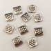 Tibetan Style Flower Rectangles, 8mm, AB5631Y-NF, Pack of 50