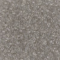 DB1111 Transparent Grey Mist Miyuki 11/0 Delica Beads, 50 Gram Bag