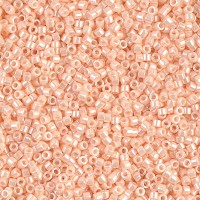 DB1532 Light Peach Ceylon Opaque, Size 11/0 Miyuki Delica Beads, 50 Gram Bag