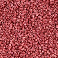 DB1841F Duracoat Galvanised Matte Light Cranberry, Size 11/0 Miyuki Delica Beads, 5.2 g approx.