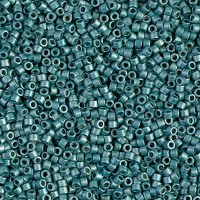 DB1847F Duracoat Galvanised Matte Dark Seafoam, Colour Code 1847F, Size 11/0 Miyuki Delica Beads, wholesale pack of 50g approx.