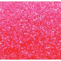 DB2035 Luminous Wild Strawberry size 11/0 Miyuki Miyuki Delica Beads, 5.2g approx.