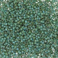 DB2264 Opaque Turquoise Blue Picasso, size 11/0 Miyuki Miyuki Delica Beads, 50g wholesale bag