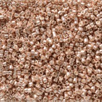 DB2503 Bright Copper Galvanised Duracoat, size 11/0 Miyuki Miyuki Delica Beads, 5.2g approx.