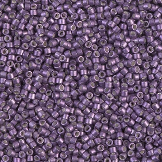 DB1185 Semi-Frosted Egg Plant, Size 11/0 Miyuki Delica Beads, 5.2g approx.