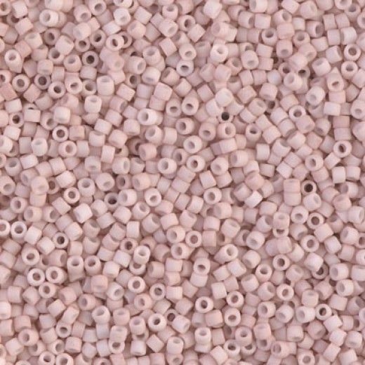 DB1515 Matte Opaque Pink Champagne, Size 11/0 Miyuki Delica Beads, 5.2g approx. *Being discontinued by Factory*