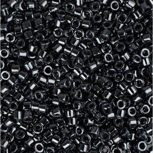 DBS0001 Gunmetal, Colour code 1 Size 15/0 Miyuki Delica Beads, 5.2g approx.