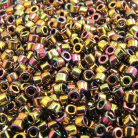 DB0023 Metallic Light Bronze Iris, Size 11/0 Miyuki Delica Beads, 5.2g approx.