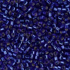 DBS0047 Sapphire Silver Lined, Colour code 47 Size 15/0 Miyuki Delica Beads, 5.2...