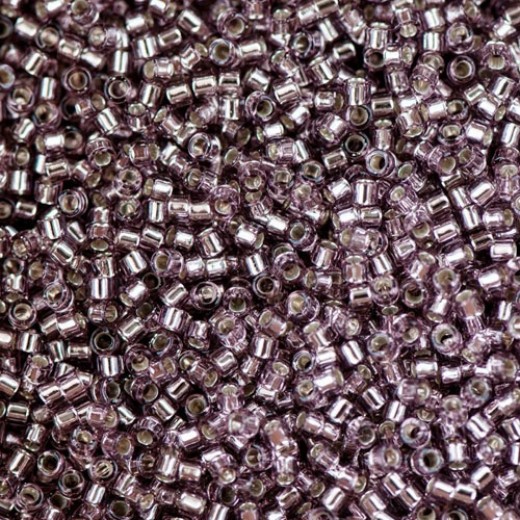 DBMC0146  Lilac Silver Lined Colour 10/0 Cut Miyuki Delica Beads Code 0146,  5.2gm approx. 