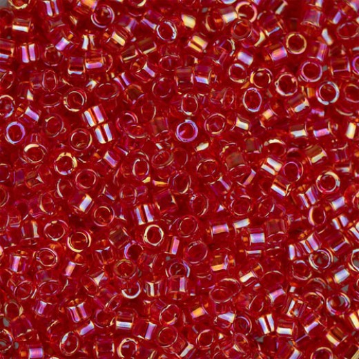 DB0172 Light Siam AB, Size 11/0 Miyuki Delica Beads, 50gm bag