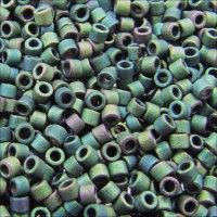 DB0327 Dark Teal Matte Metallic, Size 11/0 Miyuki Delica Beads, 5.2g approx.