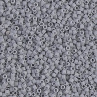 DB0357-1 Matte Light Grey Size 11/0 Miyuki Delica Beads, 5.2g approx.