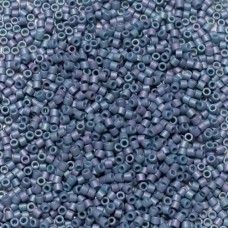 DBS0376 Matte Metallic Light Grey-Blue Miyuki 15/0 Miyuki Delica Beads, 5.2g app...