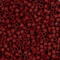 DBS0378 Matte Metallic Dark Maroon Miyuki 15/0 Miyuki Delica Beads, colour 0378, 5.2g approx.