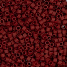 DBS0378 Matte Metallic Dark Maroon Miyuki 15/0 Miyuki Delica Beads, colour 0378,...