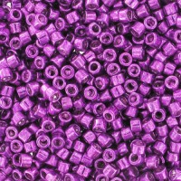 DB0431 Galvanised Fuschia Dyed, Size 11/0 Miyuki Delica Beads, 5.2g approx.