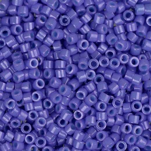 DB0661 Bright Purple Dyed, Size 11/0 Miyuki Delica Beads, 5.2g approx.