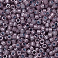 DB0662 Dark Mauve Opaque Dyed, Size 11/0 Miyuki Delica Beads, 5.2g approx.