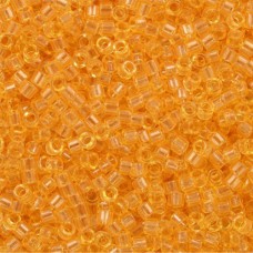 DBMC0702 Light Topaz Transparent 10/0 Cut Miyuki Delica Beads Colour Code 0702  ...