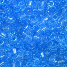 DBMC0706  Aqua Transparent 10/0 Cut Miyuki Delica Beads Colour Code 0706, 5.2gm ...