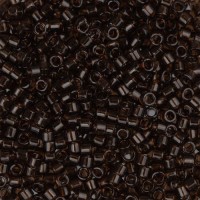 DB0715 Miyuki Delica Beads Bead 11/0 Transparent Chocolate Brown, Size 11/0 Miyuki Delica Beads, 5.2g approx.