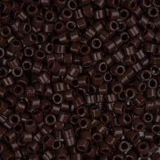 DBS0734 Opaque Chocolate Brown Miyuki 15/0 Miyuki Delica Beads, colour 0734, 5....