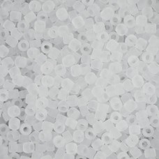 DBS0741  Transp Crystal Matted Miyuki 15/0 Miyuki Delica Beads, colour 0741, 5....