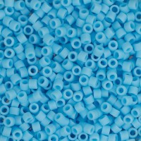 DB0755 Turquoise Blue Opaque, Size 11/0 Miyuki Delica Beads, 50gm bag