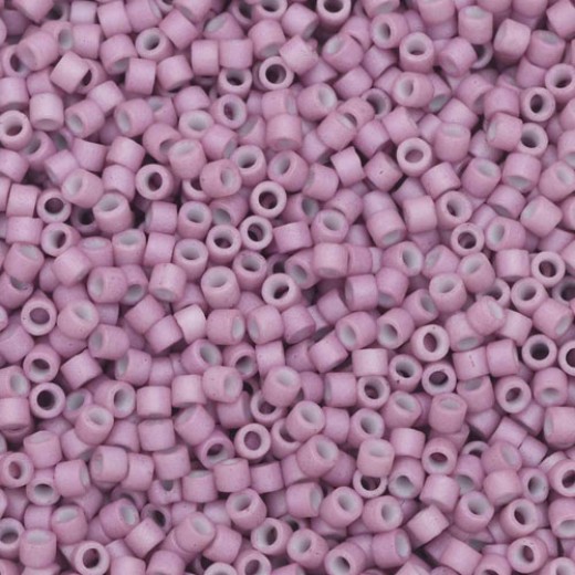 DB0800 Antique Rose Opaque Matte-Dyed, Size 11/0 Miyuki Delica Beads, 5.2g approx.