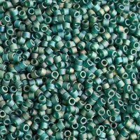 DB0859 Emerald AB Matte, Size 11/0 Miyuki Delica Beads, 50 Grams