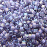 DBS0870 Matte Transparent Light Amethyst, Size 15/0 Miyuki Delica Beads, 5.2g approx.