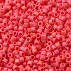 DBS0873 Matte Cranberry AB Colour 0873 Size 15/0 Miyuki Delica Beads, 5.2g appro...