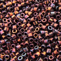 DB1002 Copper Gold AB Metallic Gold Luster, Size 11/0 Miyuki Delica Beads, 5.2g approx.