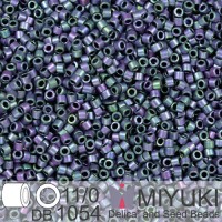 DB1054 Violet AB Matte Metallic Gold Luster, Size 11/0 Miyuki Delica Beads, 5.2g approx.