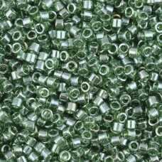 DBS1227 Transparent Olive Luster, 15/0 Miyuki Delica Beads, 5.2g approx.