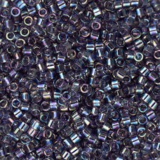 DBS1245  Transparent Lt.Amethyst AB, Colour 1245 15/0 Miyuki Delica Beads, 5.2g...