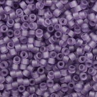 DB1265 Light Amethyst Transparent Matte, Size 11/0 Miyuki Delica Beads, 5.2g approx. 